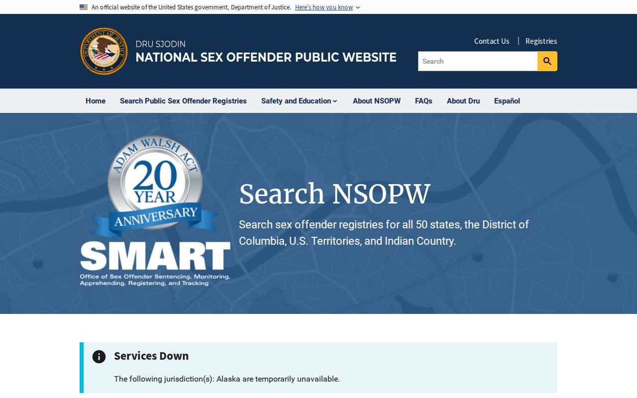 Casey County sex offender lookup through the national registry website